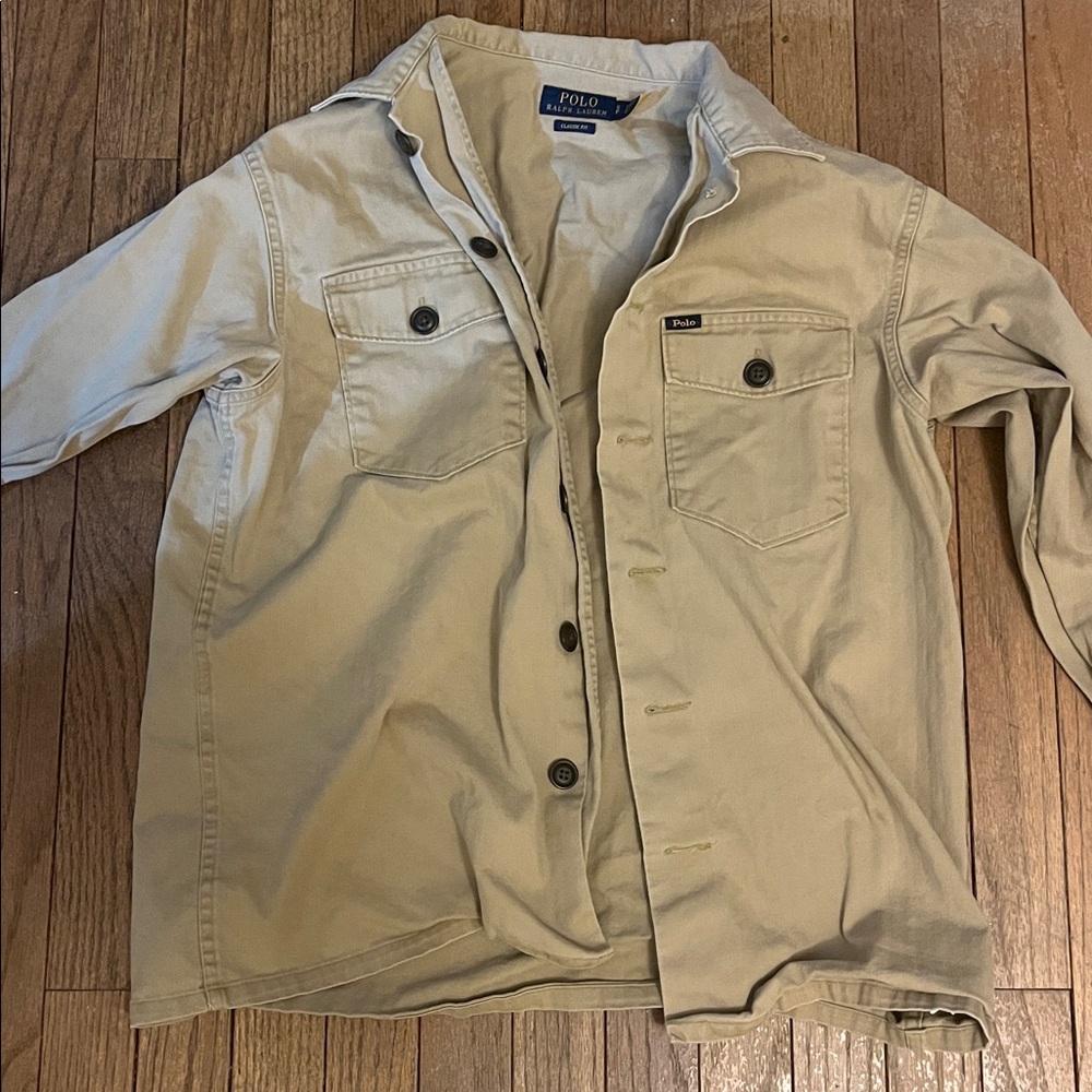 Polo by Ralph Lauren Men's Beige Shirt Jacket